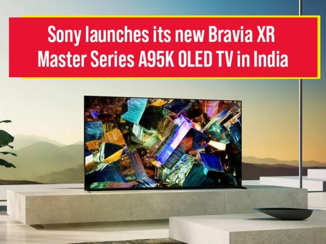 Bravia Xr Master Series A95k Oled Tv In India